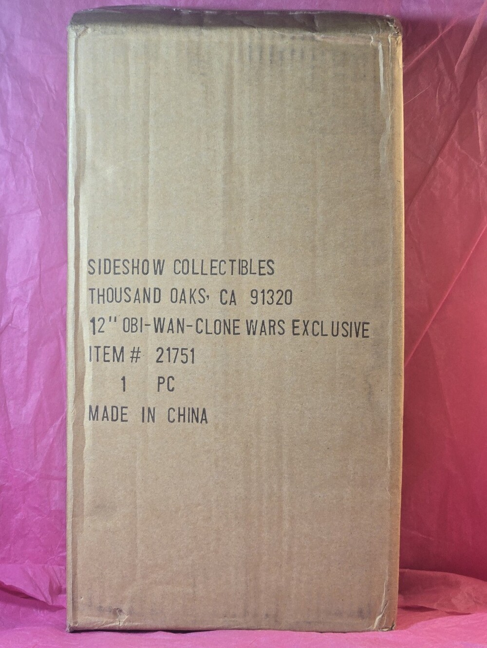 MIB Sideshow Star Wars General Obi-Wan Kenobi Exclusive #21751 Sealed Shipper